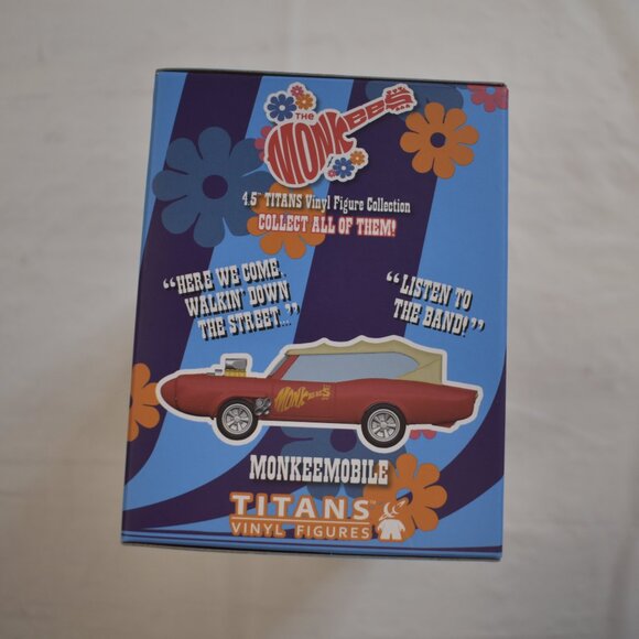 Titans Merchandise The Monkees Monkeemobile 4 1/2" Vinyl Car Figure New In Box - Picture 3 of 4